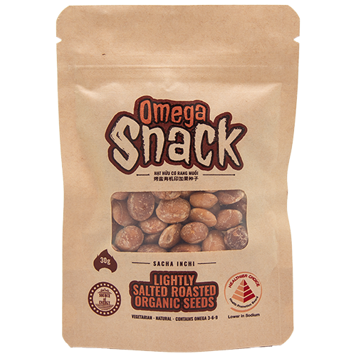 Hạt sachi rang muối-Omega snack-30gr